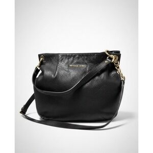 Michael Kors Shoulder Bedford Bag Black Crossbody‎ Bag Large Zip Top Hobo Retro